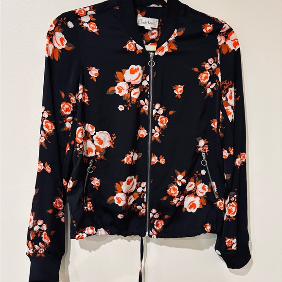 Isabel Marant Jackets & Blazers - Isabel Marant Black and Red Floral Bomber Jacket